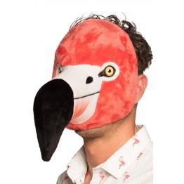 Mascarilla de peluche Flamenco