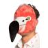 Mascarilla de peluche Flamenco