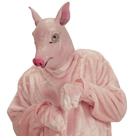 Máscara de Cerdo Rosa Máscara de Cerdo Rosa