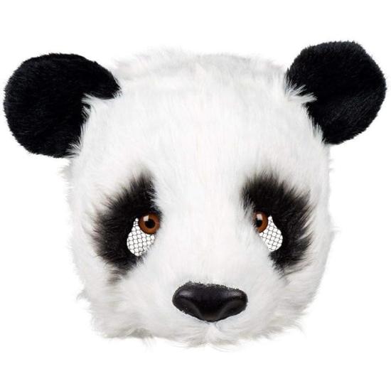 Media máscara de peluche de Panda Media máscara de peluche de Panda