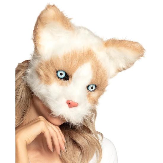 Media máscara de peluche Gato Media máscara de peluche Gato