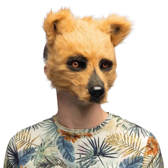 Media máscara Oso para adultos