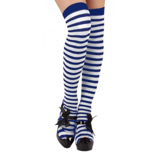 Medias Liga Blanco Marino Medias Liga Blanco Marino