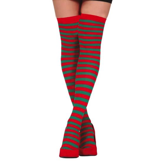 Medias Verdes y Rojas adultas Medias Verdes y Rojas adultas