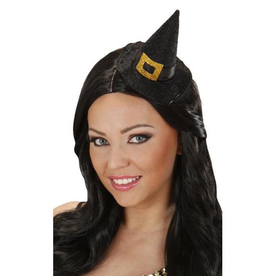Mini Sombrero Bruja con Hebilla Mini Sombrero Bruja con Hebilla