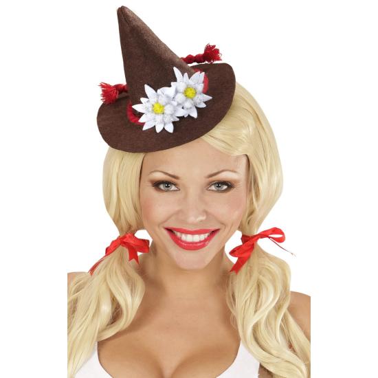 Mini sombrero bávaro  edelweiss unisex Mini sombrero bávaro  edelweiss unisex