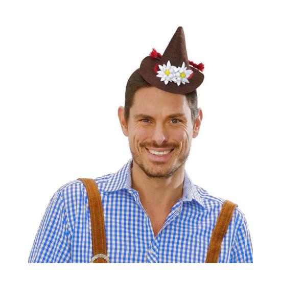 Mini sombrero bávaro  edelweiss unisex Mini sombrero bávaro  edelweiss unisex