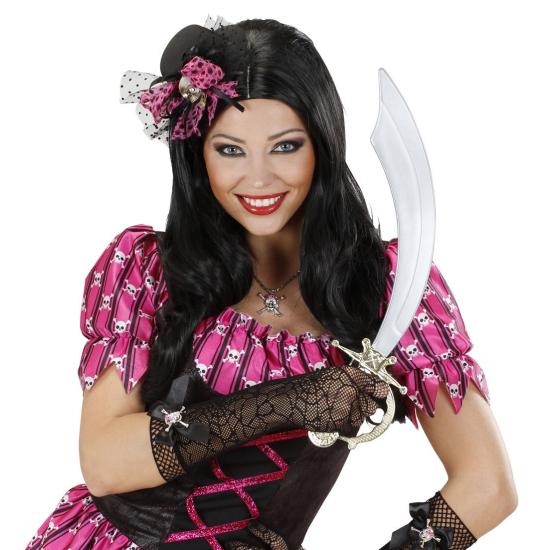 Mini Sombrero con Calavera y Lazo Mini Sombrero con Calavera y Lazo