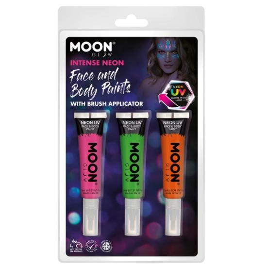 Moon Glow Intense Neon UV Face Paint Moon Glow Intense Neon UV Face Paint