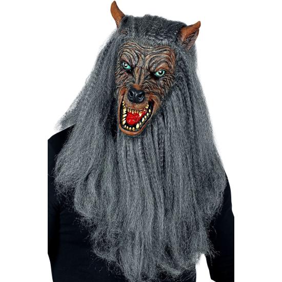 Máscara  Hombre Lobo con Pelo Máscara  Hombre Lobo con Pelo