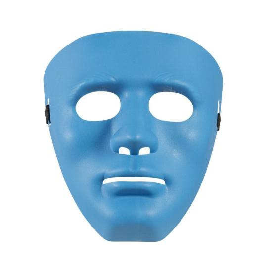 Mascara para disfraces Anonymous azul Mascara para disfraces Anonymous azul