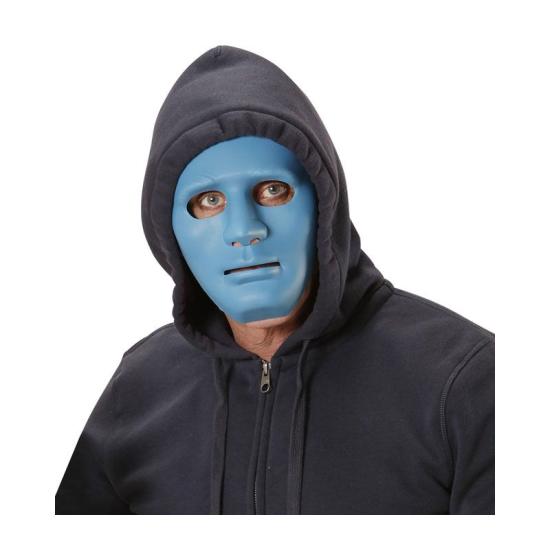 Mascara para disfraces Anonymous azul Mascara para disfraces Anonymous azul