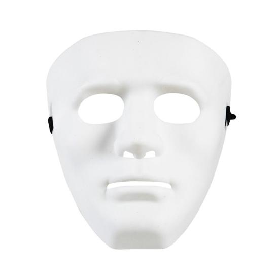 Mascara para disfraces Anonymous blanca Mascara para disfraces Anonymous blanca