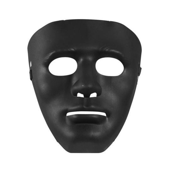 Mascara para disfraces Anonymous Negra. Mascara para disfraces Anonymous Negra.