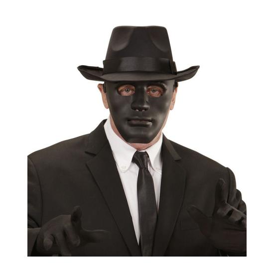 Mascara para disfraces Anonymous Negra. Mascara para disfraces Anonymous Negra.