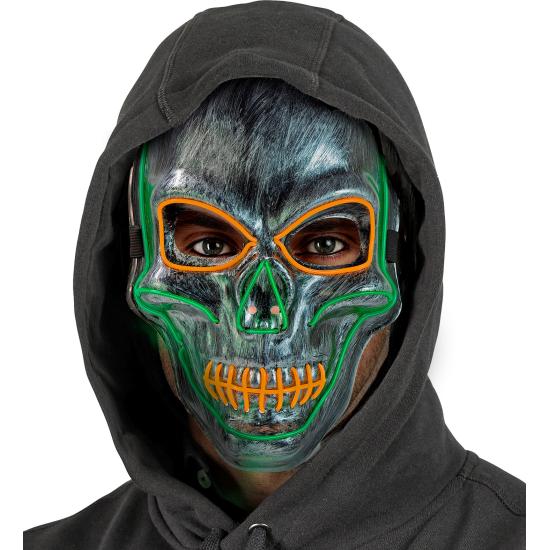 Máscara LED calavera color Máscara LED calavera color