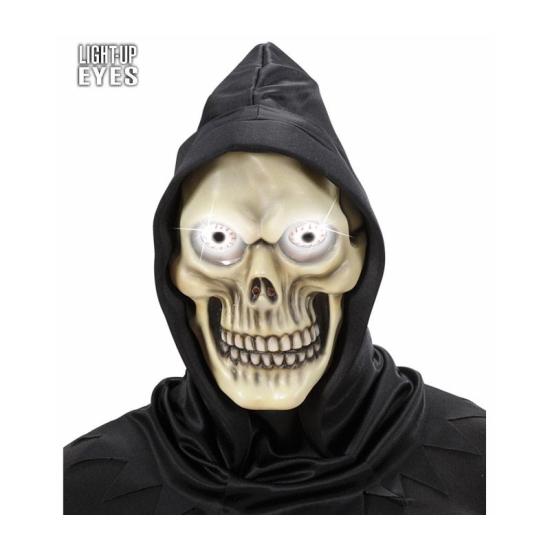 Mascara de calavera con ojos luminosos Mascara de calavera con ojos luminosos