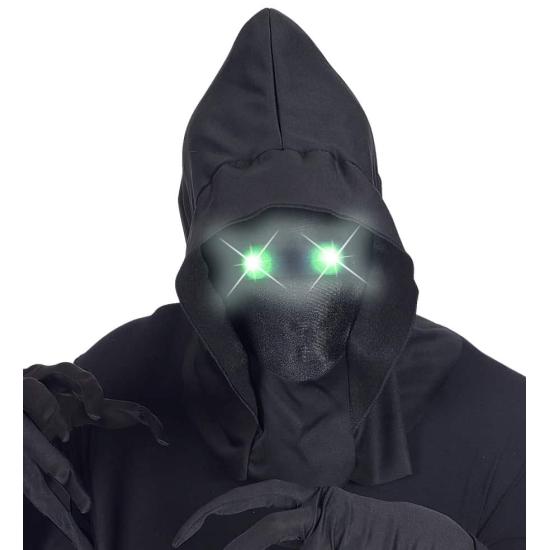 Máscara Cara Invisible con Ojos Luminosos Verdes Máscara Cara Invisible con Ojos Luminosos Verdes