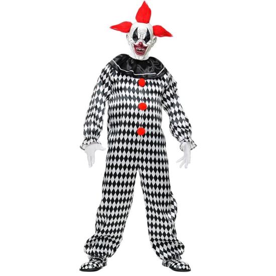 Máscara completa de Payaso Terror. Máscara completa de Payaso Terror.