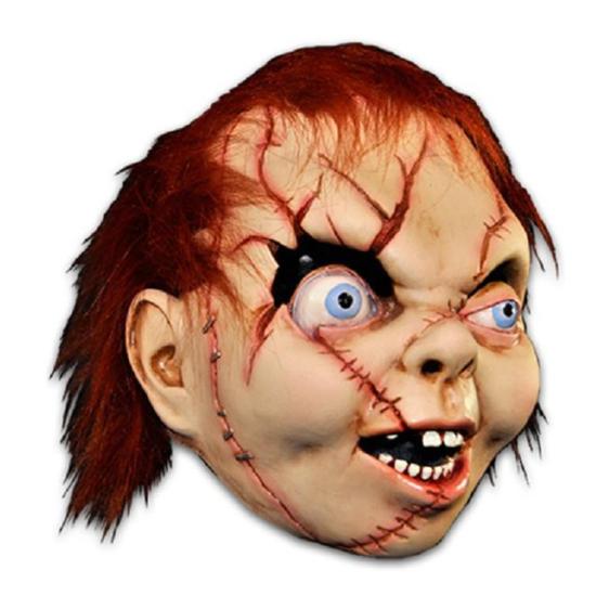 Máscara de Chucky  adulto Máscara de Chucky  adulto