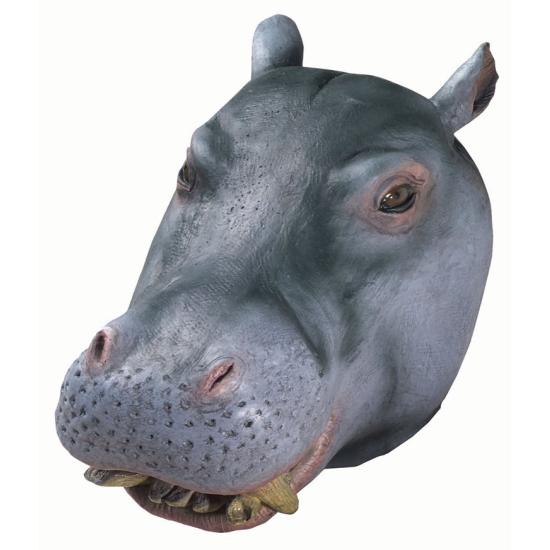 Máscara de hipopótamo deluxe Máscara de hipopótamo deluxe