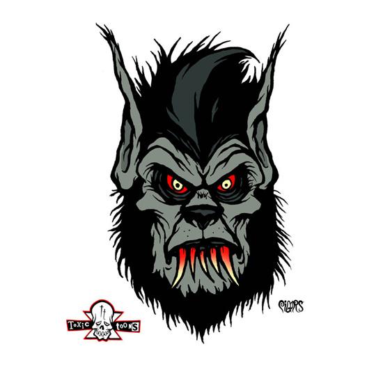 Máscara de hombre lobo infernal adultos Máscara de hombre lobo infernal adultos