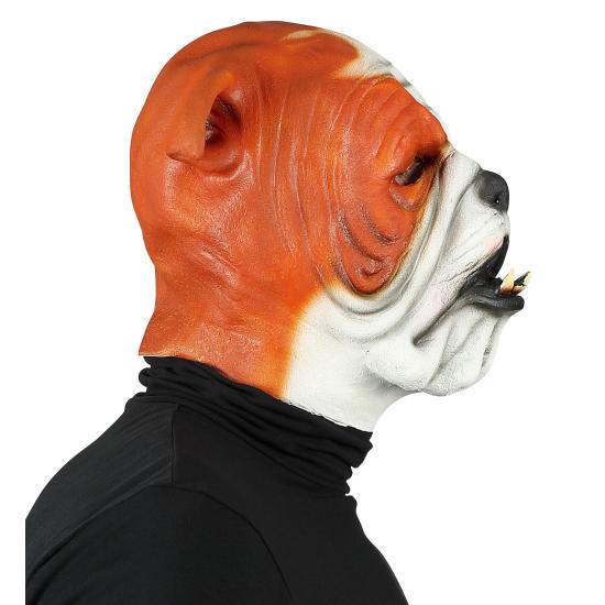 Máscara de látex Bulldog para adultos Máscara de látex Bulldog para adultos