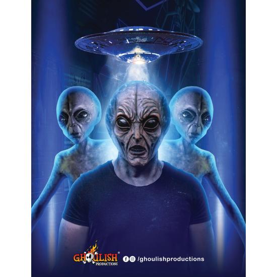 Máscara de extraterrestre sonriente adultos Máscara de extraterrestre sonriente adultos