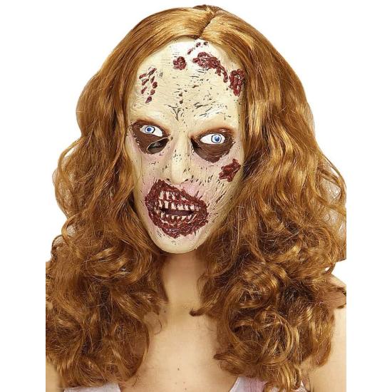Máscara de Mujer Zombie adulta Máscara de Mujer Zombie adulta