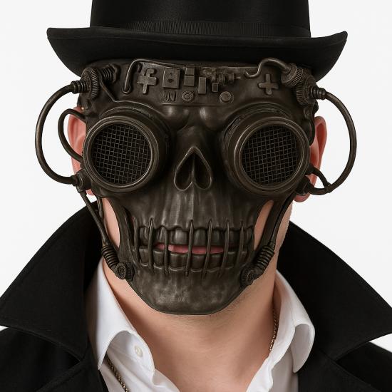 Máscara de Steampunk Gold Máscara de Steampunk Gold