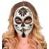 Máscara de Tela Señora Día de los Muertos Máscara de Tela Señora Día de los Muertos