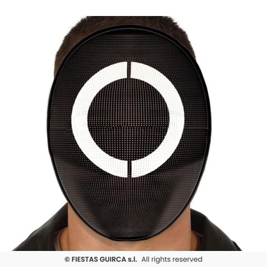 Máscara del Juego del Calamar Circulo Rígida Máscara del Juego del Calamar Circulo Rígida