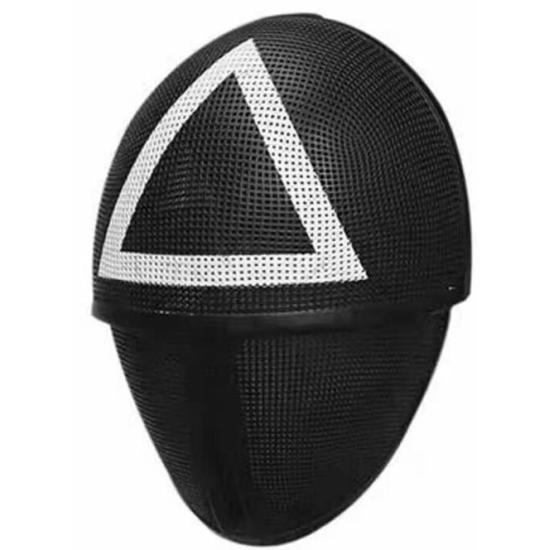 Máscara del Juego del Calamar Triángulo Rígida Máscara del Juego del Calamar Triángulo Rígida