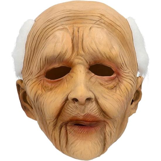 Máscara disfraz Viejo con Peluca. Máscara disfraz Viejo con Peluca.