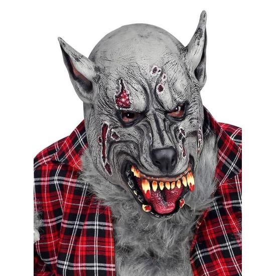 Máscara Hombre Lobo Sangrienta para adulto Máscara Hombre Lobo Sangrienta para adulto