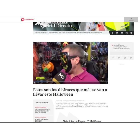 Máscara La Purga con Luz Máscara La Purga con Luz