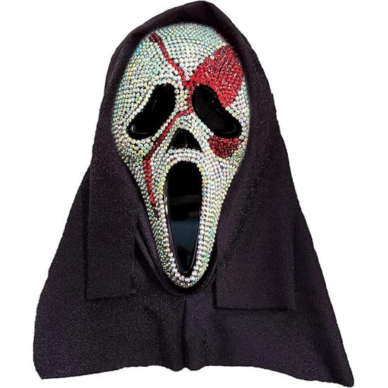 Máscara Sangrienta Ghost Face Bloody Bling – Terror con Brillo y Estilo Máscara Sangrienta Ghost Face Bloody Bling – Terror con Brillo y Estilo