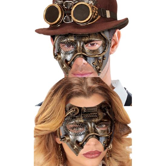 Máscara Steampunk Cobre Máscara Steampunk Cobre