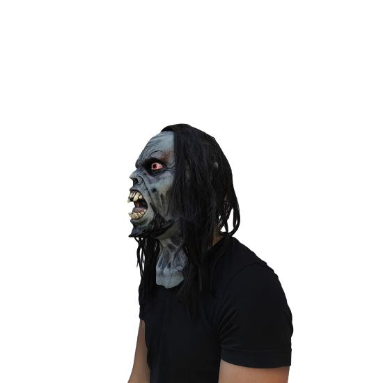 Máscara Vampiro con Cabellos para adulto Máscara Vampiro con Cabellos para adulto