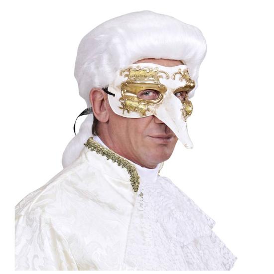 Máscara Veneciana Nariz Decorada Oro . Máscara Veneciana Nariz Decorada Oro .