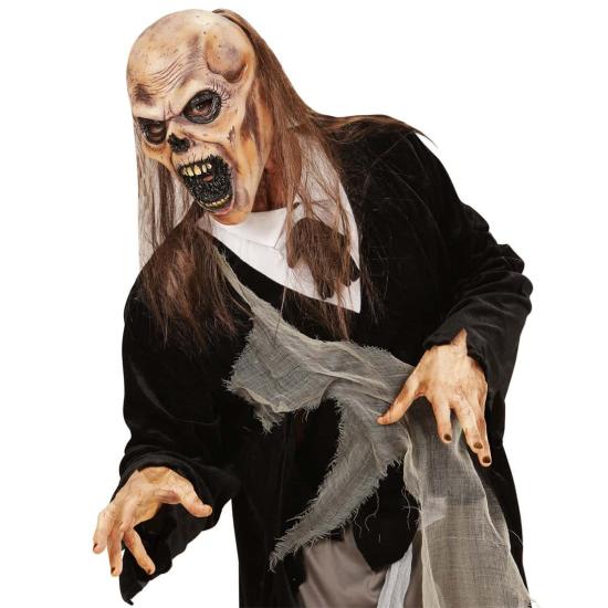 Máscara Zombie con Pelo Terror Máscara Zombie con Pelo Terror