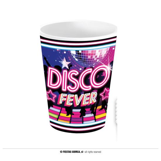 Pack 6 vasos Disco 240 ML 9 CMS. Pack 6 vasos Disco 240 ML 9 CMS.