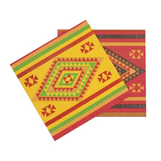 Pack de 20 Servilletas Mexicanas 33 x 33 cms Pack de 20 Servilletas Mexicanas 33 x 33 cms