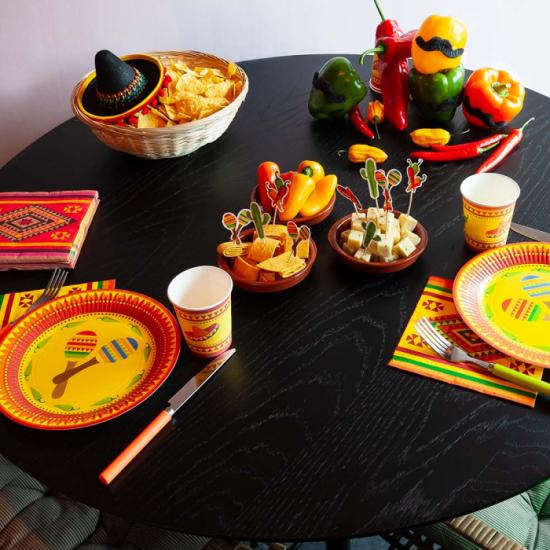 Pack de 20 Servilletas Mexicanas 33 x 33 cms Pack de 20 Servilletas Mexicanas 33 x 33 cms