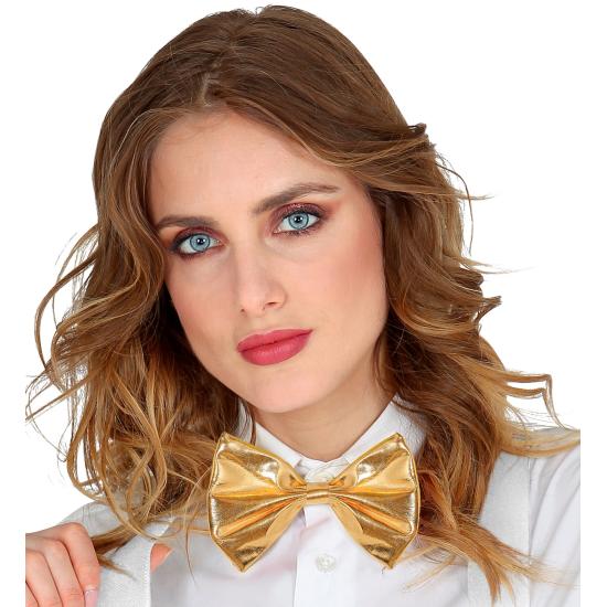 Pajarita Efecto Metálico Adulto Unisex color Oro Pajarita Efecto Metálico Adulto Unisex color Oro