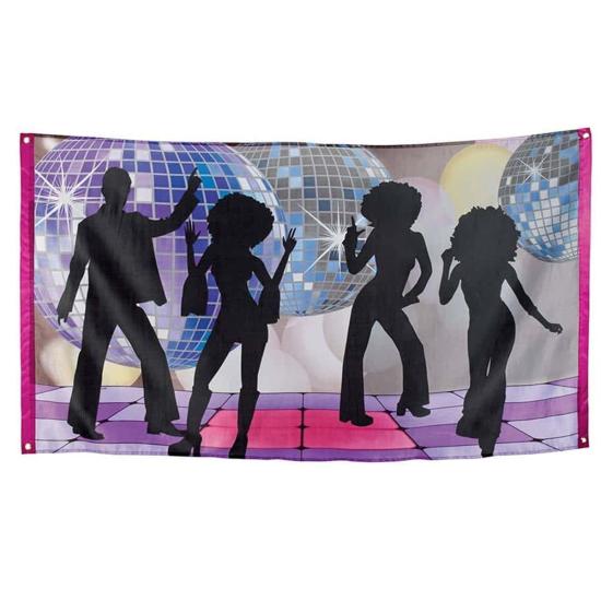 Pancarta Disco Party de 150 x 90 cm Pancarta Disco Party de 150 x 90 cm