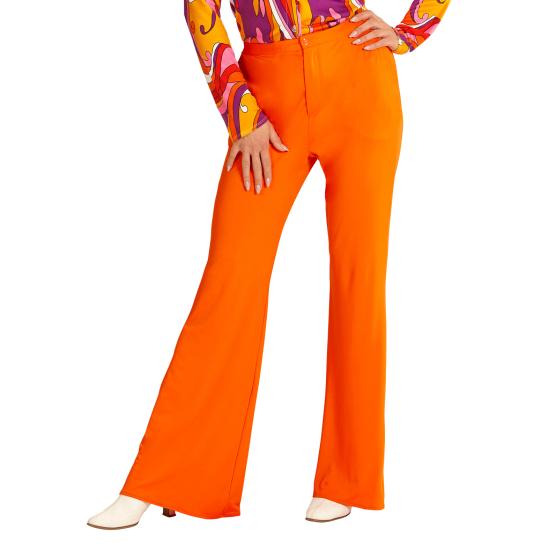 Pantalones de Mujer Años 70 Groovy Naranja Pantalones de Mujer Años 70 Groovy Naranja