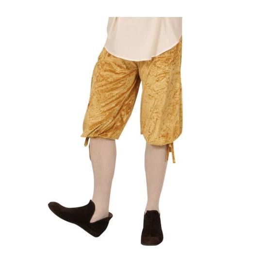 Pantalones de Terciopelo para Disfraces Beige  talla M Pantalones de Terciopelo para Disfraces Beige  talla M