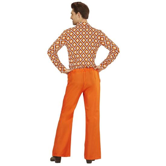 Pantalones de Hombre Años 70 Groovy Naranja Pantalones de Hombre Años 70 Groovy Naranja