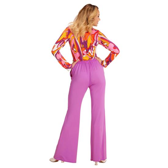 Pantalones Mujer Años 70 Púrpura Pantalones Mujer Años 70 Púrpura